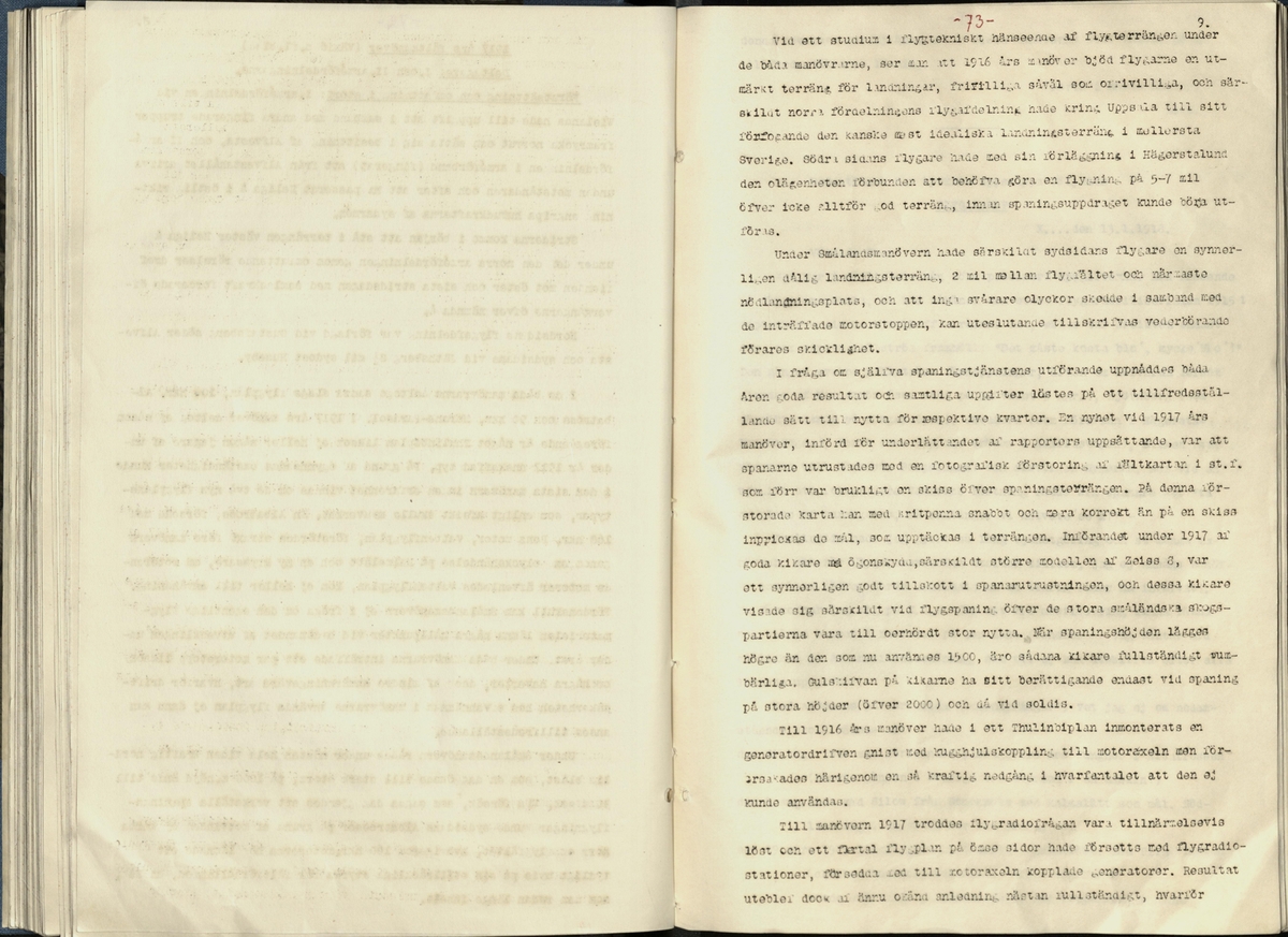 Inbunden samlingsvolym för tidskriften Flygfisken: organ för Sveriges militärflygare, 1917-1919.

Innehåll: artiklar med minnen, händelser och episoder inom den svenska militära pionjärflygningen samt fakta och råd till militära flygare. Illustrationer i form av ritningar och foton.

Sidor framställda genom stencilering med inklistrade fotografier.


Ingående nummer:

1 - augusti 1917 (sida 1-11)
2 - september 1917 (sida 12-21)
3 - oktober 1917 (sida 22-31)
4 - november 1917 (sida 32-42)
5 - december 1917 (sida 43-53)
6 - januari 1918 (sida 54-64)
7 - februari 1918 (sida 65-77)
8 - mars 1918 (sida 78-88)
9 - april 1918 (sida 89-101)
10 - maj 1918 (sida 102-111)
11 - juni 1918 (sida 112-126)
12 - juli 1918 (sida 127-137)
13 - augusti 1918 (sida 138-148)
14 - september 1918 (sida 149-157)
15 - oktober 1918 (sida 158-168)
16 - november 1918 (sida 169-180)
17 - december 1918 (sida 181-190)
18 - januari 1919 (sida 191-202)
19 - februari 1919 (sida 203-214)
20 - mars 1919 (sida 215-226)
21 - april 1919 (sida 227-240)
22 - maj 1919 (sida 241-251)
23 - juni 1919 (sida 252-263)
24 - juli 1919 (sida 264-274)
25 - september 1919 (sida 275-286)
26 - oktober 1919 (sida 287-298)
27 - december 1919 (sida 299-309)