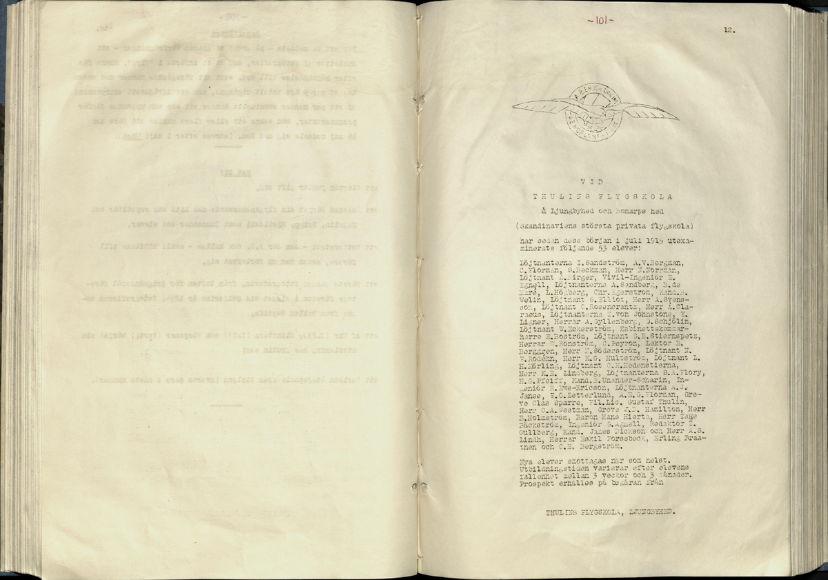 Inbunden samlingsvolym för tidskriften Flygfisken: organ för Sveriges militärflygare, 1917-1919.

Innehåll: artiklar med minnen, händelser och episoder inom den svenska militära pionjärflygningen samt fakta och råd till militära flygare. Illustrationer i form av ritningar och foton.

Sidor framställda genom stencilering med inklistrade fotografier.


Ingående nummer:

1 - augusti 1917 (sida 1-11)
2 - september 1917 (sida 12-21)
3 - oktober 1917 (sida 22-31)
4 - november 1917 (sida 32-42)
5 - december 1917 (sida 43-53)
6 - januari 1918 (sida 54-64)
7 - februari 1918 (sida 65-77)
8 - mars 1918 (sida 78-88)
9 - april 1918 (sida 89-101)
10 - maj 1918 (sida 102-111)
11 - juni 1918 (sida 112-126)
12 - juli 1918 (sida 127-137)
13 - augusti 1918 (sida 138-148)
14 - september 1918 (sida 149-157)
15 - oktober 1918 (sida 158-168)
16 - november 1918 (sida 169-180)
17 - december 1918 (sida 181-190)
18 - januari 1919 (sida 191-202)
19 - februari 1919 (sida 203-214)
20 - mars 1919 (sida 215-226)
21 - april 1919 (sida 227-240)
22 - maj 1919 (sida 241-251)
23 - juni 1919 (sida 252-263)
24 - juli 1919 (sida 264-274)
25 - september 1919 (sida 275-286)
26 - oktober 1919 (sida 287-298)
27 - december 1919 (sida 299-309)