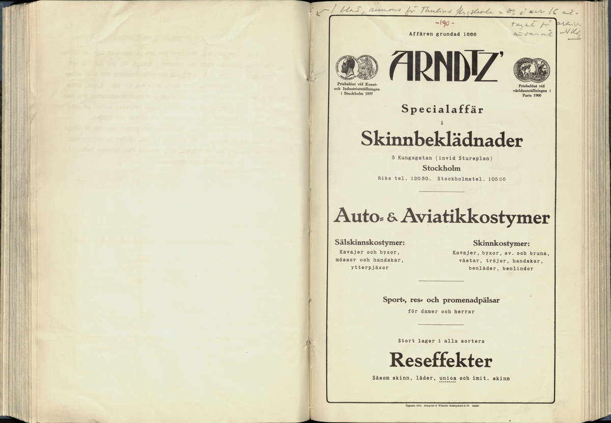 Inbunden samlingsvolym för tidskriften Flygfisken: organ för Sveriges militärflygare, 1917-1919.

Innehåll: artiklar med minnen, händelser och episoder inom den svenska militära pionjärflygningen samt fakta och råd till militära flygare. Illustrationer i form av ritningar och foton.

Sidor framställda genom stencilering med inklistrade fotografier.


Ingående nummer:

1 - augusti 1917 (sida 1-11)
2 - september 1917 (sida 12-21)
3 - oktober 1917 (sida 22-31)
4 - november 1917 (sida 32-42)
5 - december 1917 (sida 43-53)
6 - januari 1918 (sida 54-64)
7 - februari 1918 (sida 65-77)
8 - mars 1918 (sida 78-88)
9 - april 1918 (sida 89-101)
10 - maj 1918 (sida 102-111)
11 - juni 1918 (sida 112-126)
12 - juli 1918 (sida 127-137)
13 - augusti 1918 (sida 138-148)
14 - september 1918 (sida 149-157)
15 - oktober 1918 (sida 158-168)
16 - november 1918 (sida 169-180)
17 - december 1918 (sida 181-190)
18 - januari 1919 (sida 191-202)
19 - februari 1919 (sida 203-214)
20 - mars 1919 (sida 215-226)
21 - april 1919 (sida 227-240)
22 - maj 1919 (sida 241-251)
23 - juni 1919 (sida 252-263)
24 - juli 1919 (sida 264-274)
25 - september 1919 (sida 275-286)
26 - oktober 1919 (sida 287-298)
27 - december 1919 (sida 299-309)