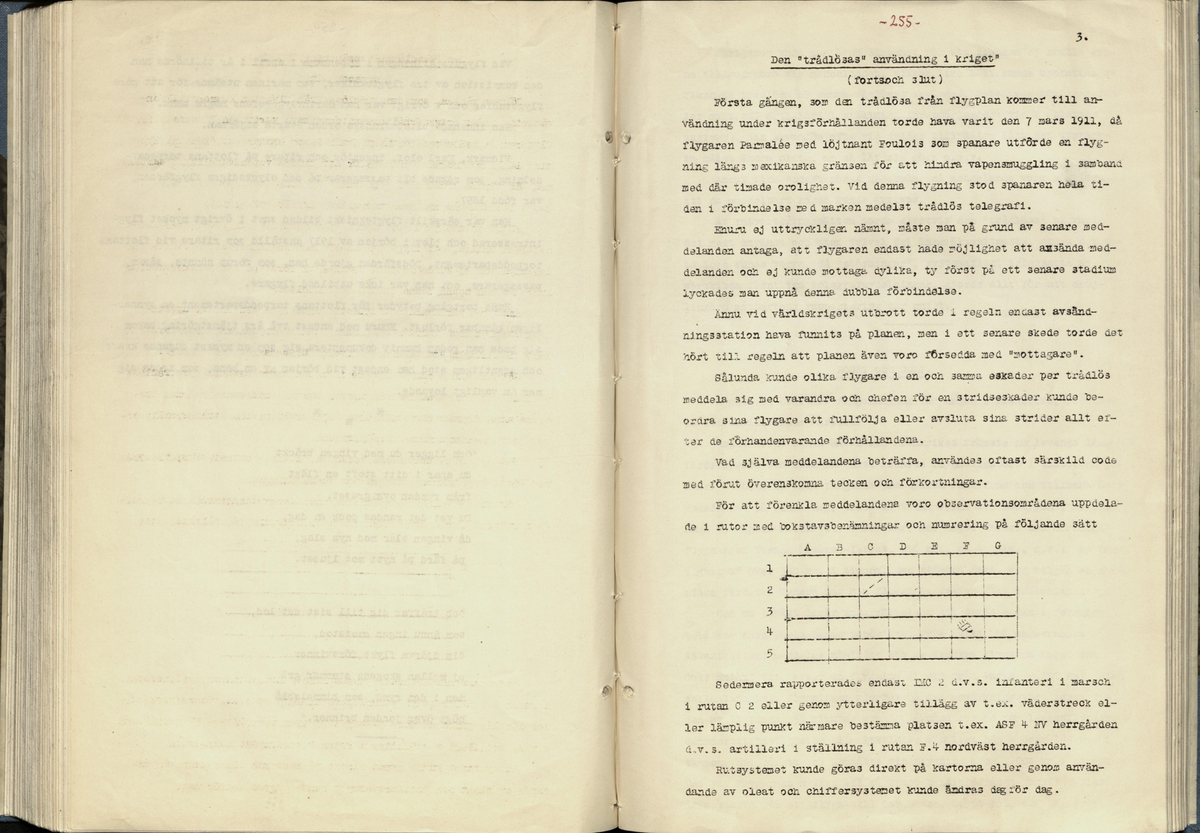 Inbunden samlingsvolym för tidskriften Flygfisken: organ för Sveriges militärflygare, 1917-1919.

Innehåll: artiklar med minnen, händelser och episoder inom den svenska militära pionjärflygningen samt fakta och råd till militära flygare. Illustrationer i form av ritningar och foton.

Sidor framställda genom stencilering med inklistrade fotografier.


Ingående nummer:

1 - augusti 1917 (sida 1-11)
2 - september 1917 (sida 12-21)
3 - oktober 1917 (sida 22-31)
4 - november 1917 (sida 32-42)
5 - december 1917 (sida 43-53)
6 - januari 1918 (sida 54-64)
7 - februari 1918 (sida 65-77)
8 - mars 1918 (sida 78-88)
9 - april 1918 (sida 89-101)
10 - maj 1918 (sida 102-111)
11 - juni 1918 (sida 112-126)
12 - juli 1918 (sida 127-137)
13 - augusti 1918 (sida 138-148)
14 - september 1918 (sida 149-157)
15 - oktober 1918 (sida 158-168)
16 - november 1918 (sida 169-180)
17 - december 1918 (sida 181-190)
18 - januari 1919 (sida 191-202)
19 - februari 1919 (sida 203-214)
20 - mars 1919 (sida 215-226)
21 - april 1919 (sida 227-240)
22 - maj 1919 (sida 241-251)
23 - juni 1919 (sida 252-263)
24 - juli 1919 (sida 264-274)
25 - september 1919 (sida 275-286)
26 - oktober 1919 (sida 287-298)
27 - december 1919 (sida 299-309)