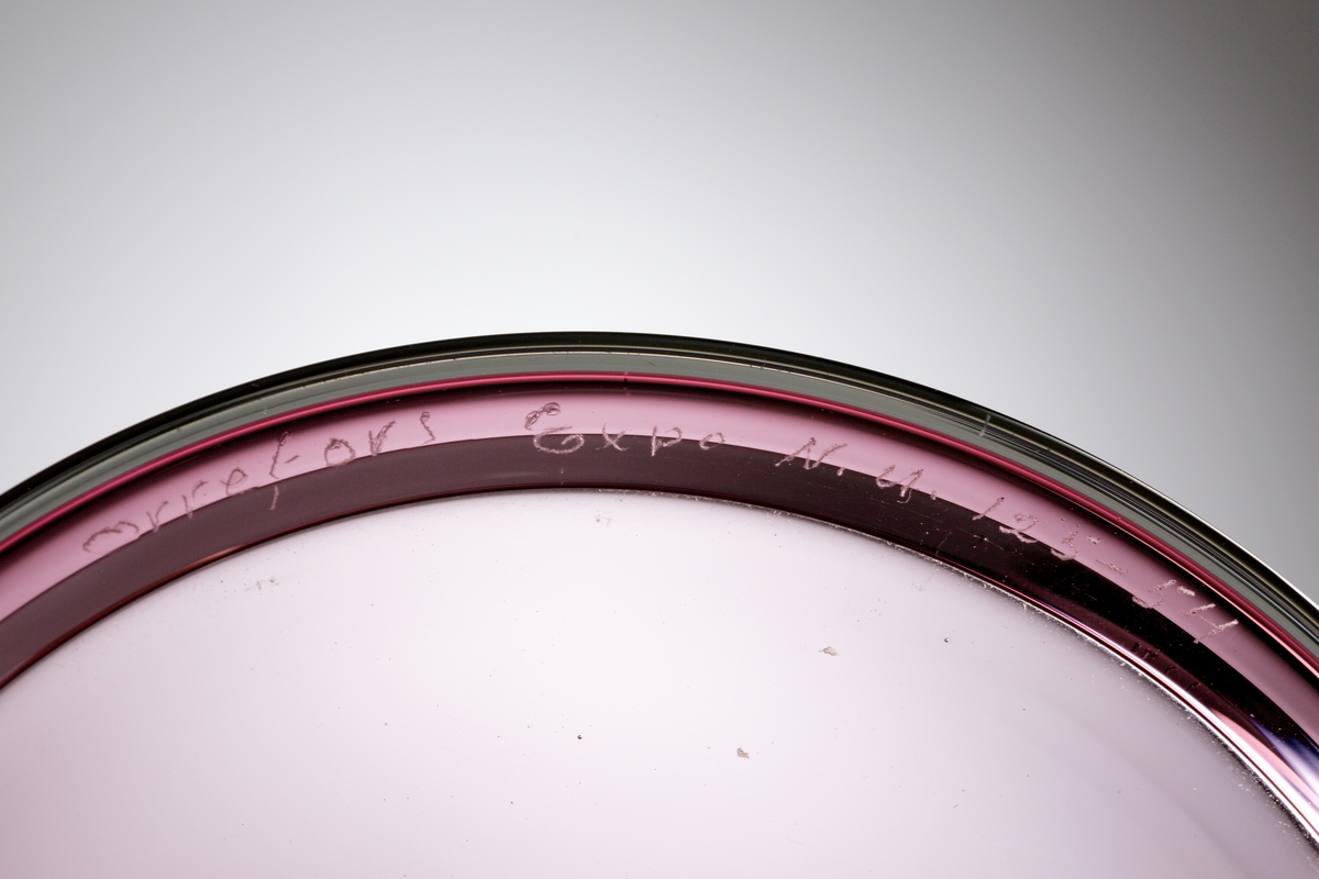 "Tulpanvas" av Nils Landberg i rosa underfång. Relativt kort ben, men desto högre konad fot.