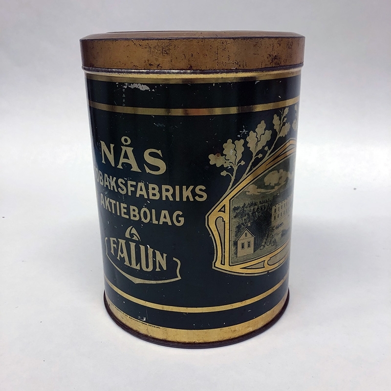 Text. Fabrik, Nås tobaksfabrik. Blad.