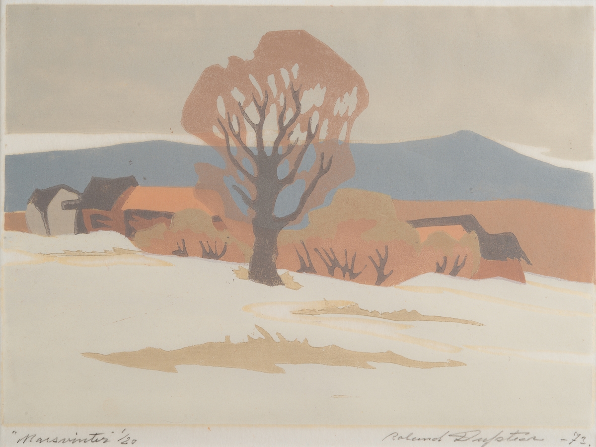 Marsvinter [Träsnitt]