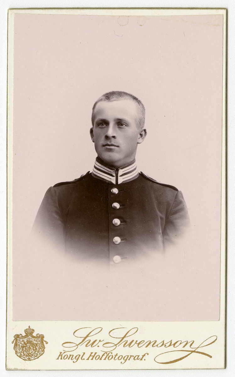Porträtt av okänd soldat.