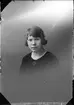 Ingrid Karlsson från Hargshamn, Harg socken, Uppland 1923