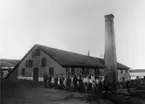 Forsbacka jernverk. Smältsmedjan, senare rörvalsverk. Foto före 1890. Foto: Carl Larsson, Gefle.