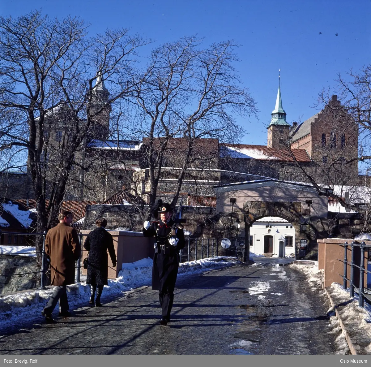 Akershus festning, Festningsbroen, gardist