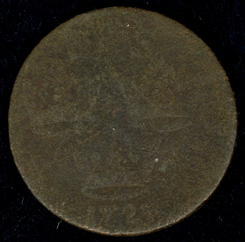 Kopparmynt.  1 ör K.M.Från 1725. 