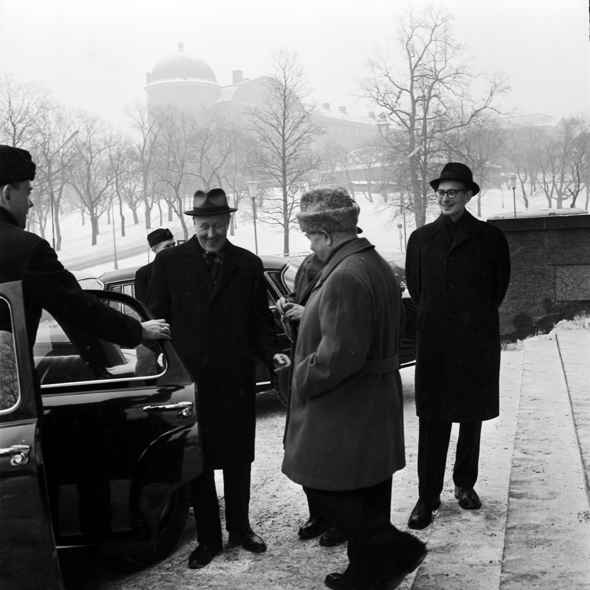 Manuskript och klipparkiv, gåvor från Ivar Lo-Johansson till Carolina Rediviva, Uppsala, februari 1963