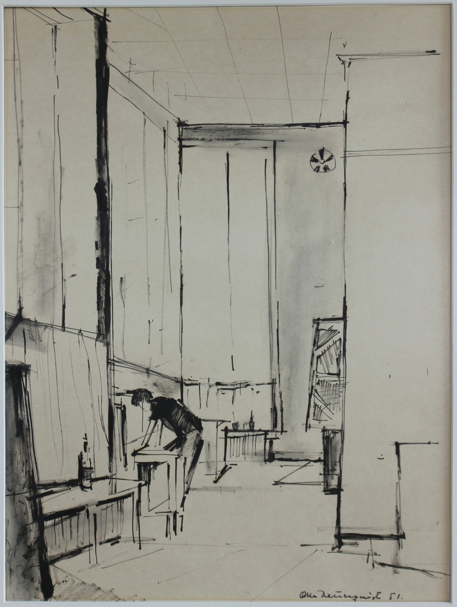 Målarskolan [Teckning]