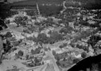 Flygfoto över Rättvik 1956.