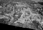 Flygfoto över Leksand 1956.