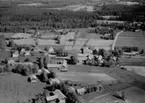 Flygfoto över Stumsnäs, Rättvik 1956.