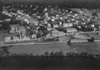 Flygfoto över Morgårdshammar, Smedjebacken 1958.