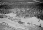 Flygfoto över Sälenstugan, Sälfjället 1962.