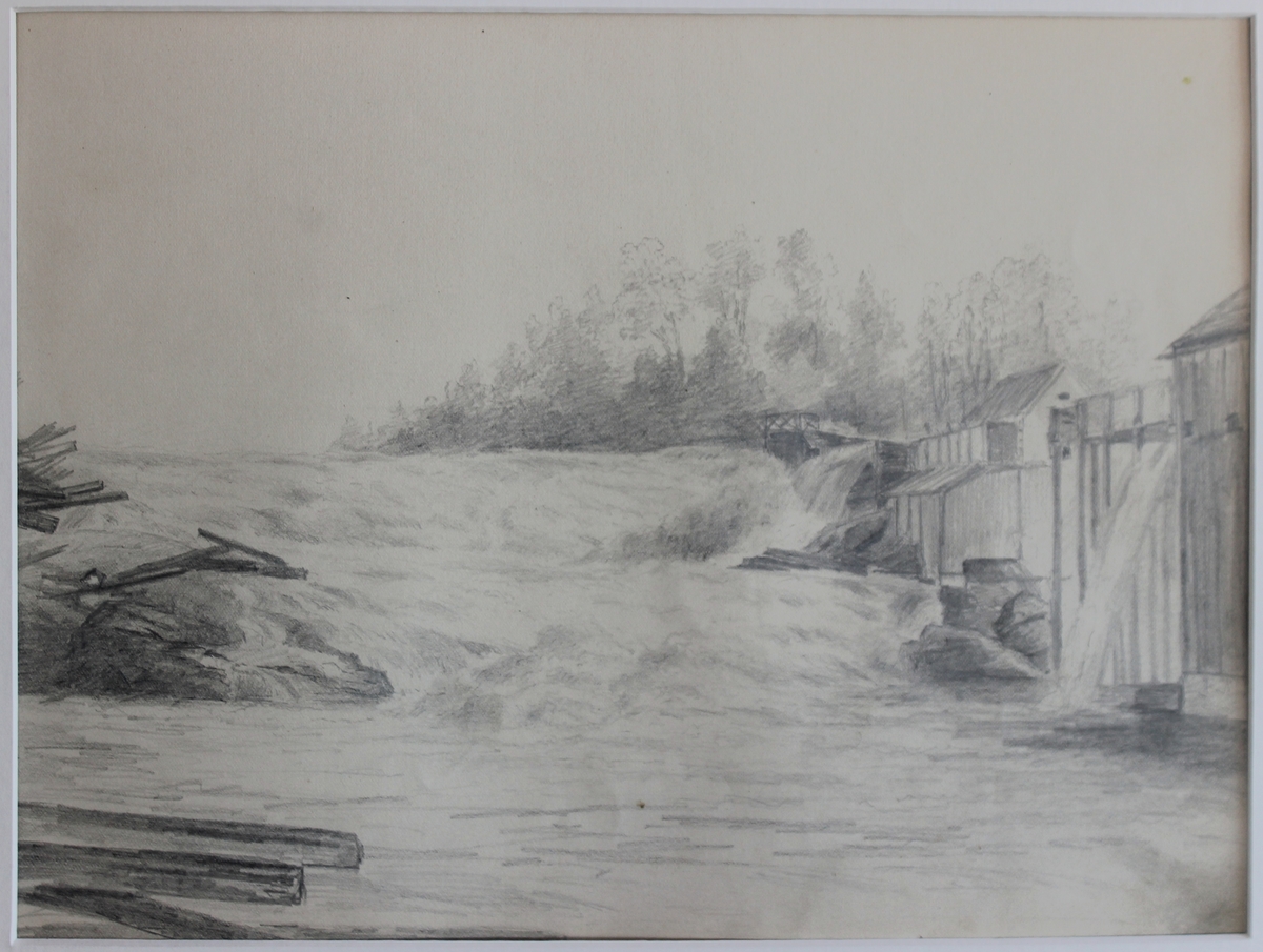 " Munkfors 11 / 9 1866 " [Teckning]