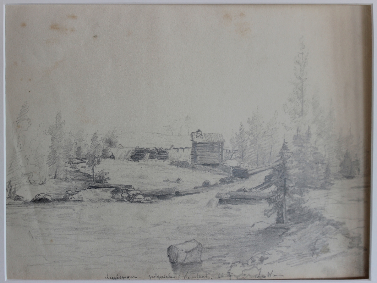Laggåsqvarn, Gustaf Adolf s:n i Wermland [Teckning]