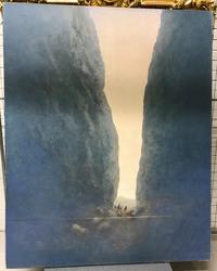 Det blå passet [Målning]