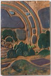 Dobbel regnbue [Trykkplate]