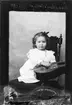 Sara Edhlund, 1 år och 7 månader gammal, Östhammar, Uppland 1900