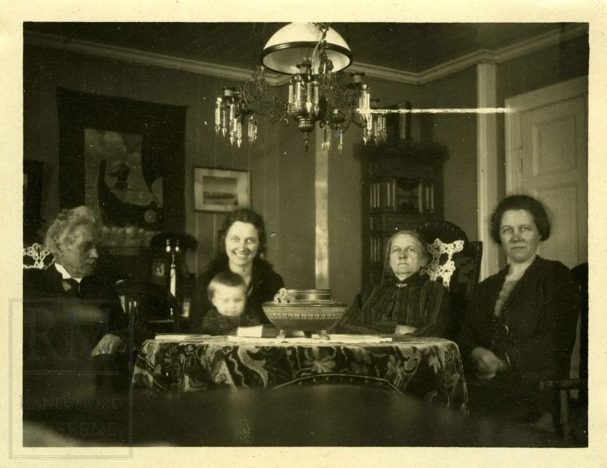 Fotografier fra Gjefsen østre. Portretter, familiebilder, bygninger, visittkort, gruppebilder.