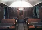 Personvagn SDJ BCo7cm 107. Interiör.