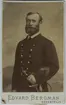 Visitkortporträtt av Axel Hugo Dahlberg, medlem i Sjöunderofficerssällskapet i Karlskrona.