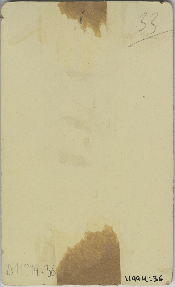 Visitkortporträtt av Carl Berg, medlem i Sjöunderofficerssällskapet i Karlskrona.