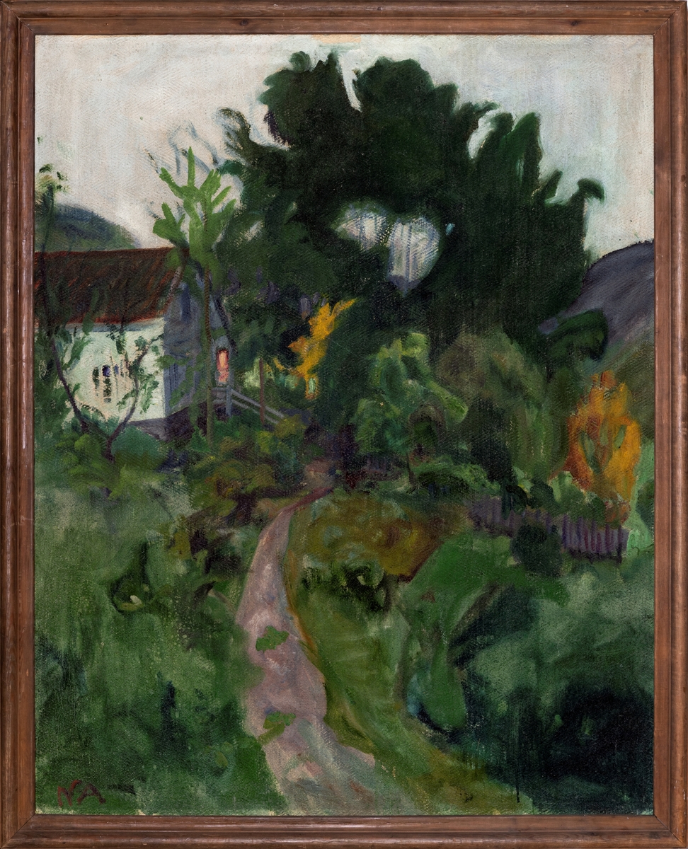 Frå Prestegården [Maleri]