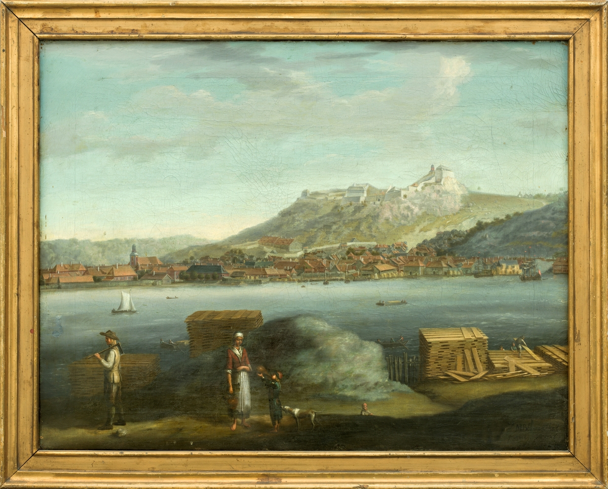 Utsikt over Halden.