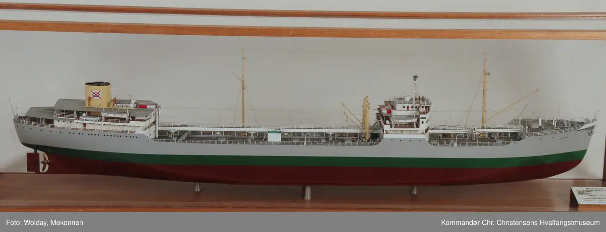 Modell av skipet M/T GREPA