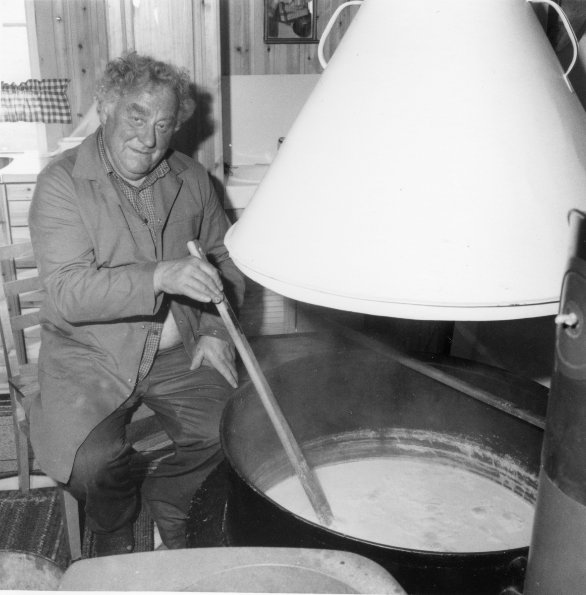 Erling Austberg ved geitostgryta