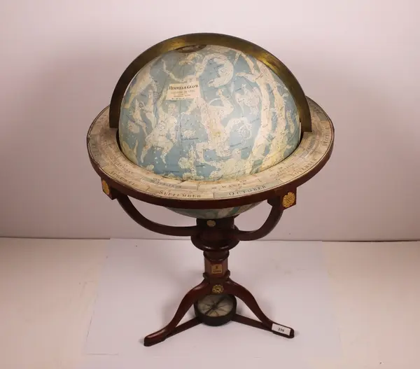 Svensk stjerneglobus fra 1824