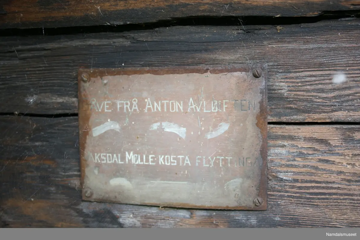 Kvern fra Avløften i Botnan, Namsos kommune