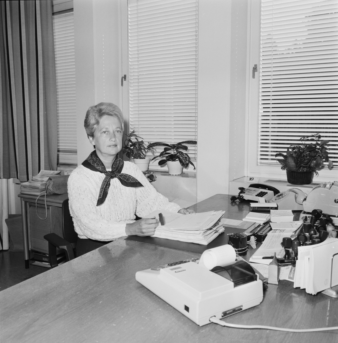 Nya kassören Ingrid Lindström,