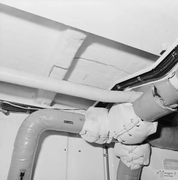 Asbetsarbeten ombord på Minf. Visborg