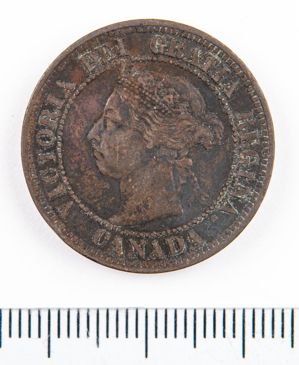 Mynt, Canada, 1891, 1 Cent.