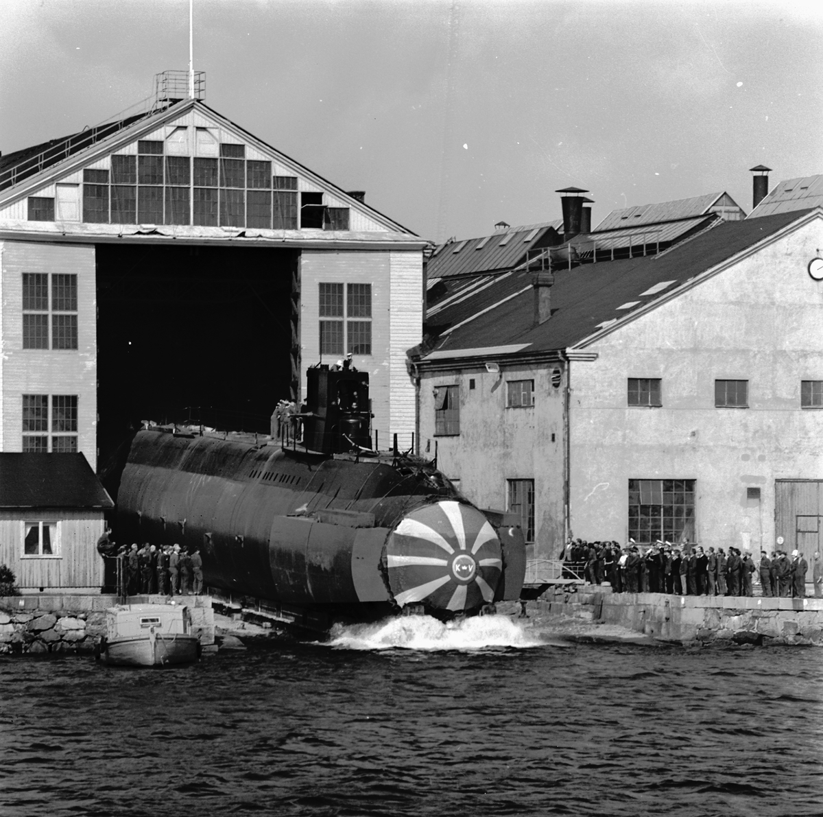 Sjösättning av ubåten sjöhästen