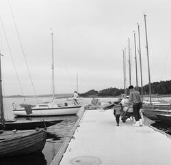 Viggen vid bryggan på Dragsö