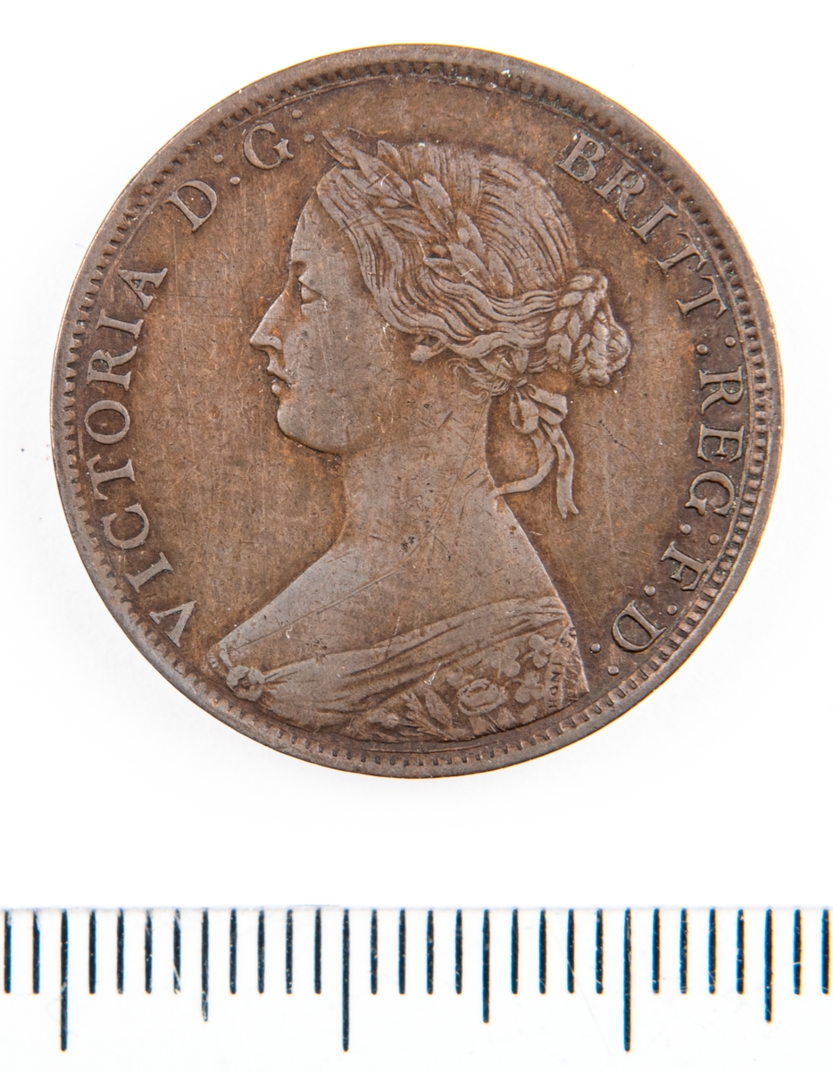 Mynt, Canada, 1864, 1 Cent.