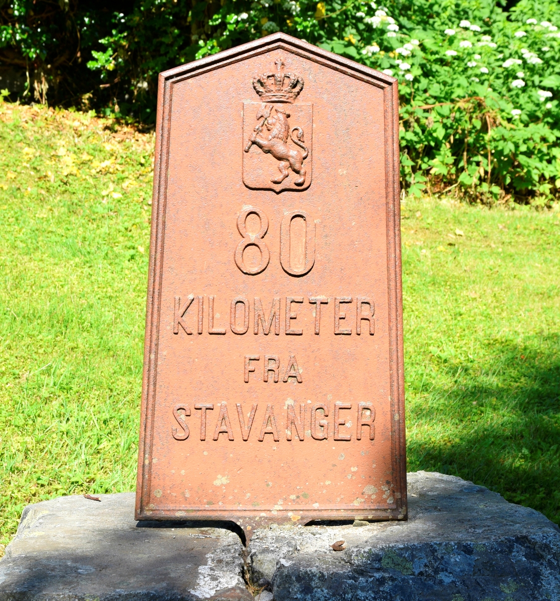 Norges riksvåpen (den norske løve).