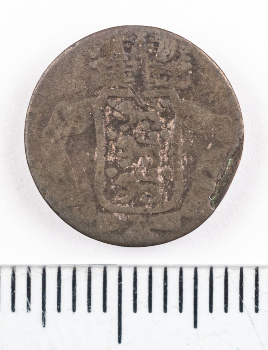 Mynt, Danmark, 1764, 1 Skilling.