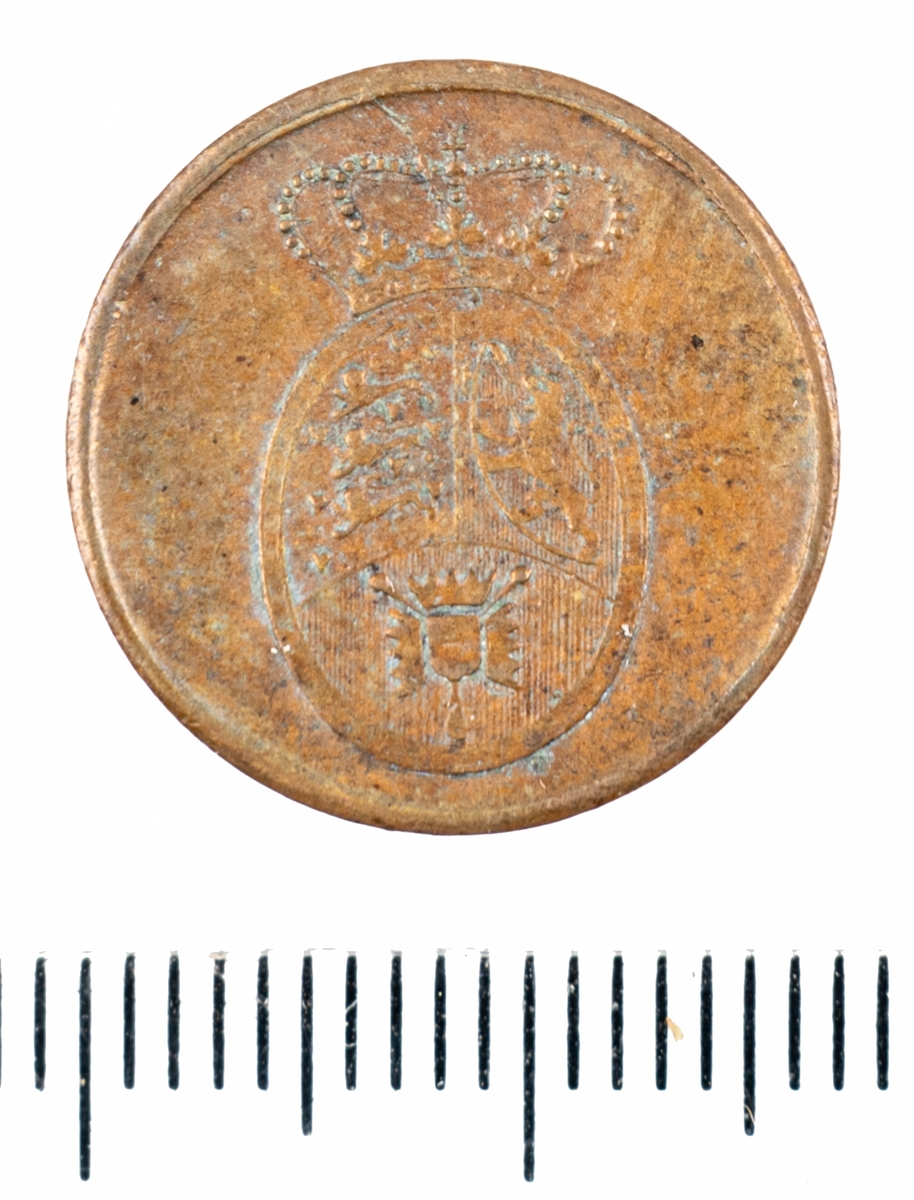 Mynt, Danmark, 1815, 2 RB. Skilling.
