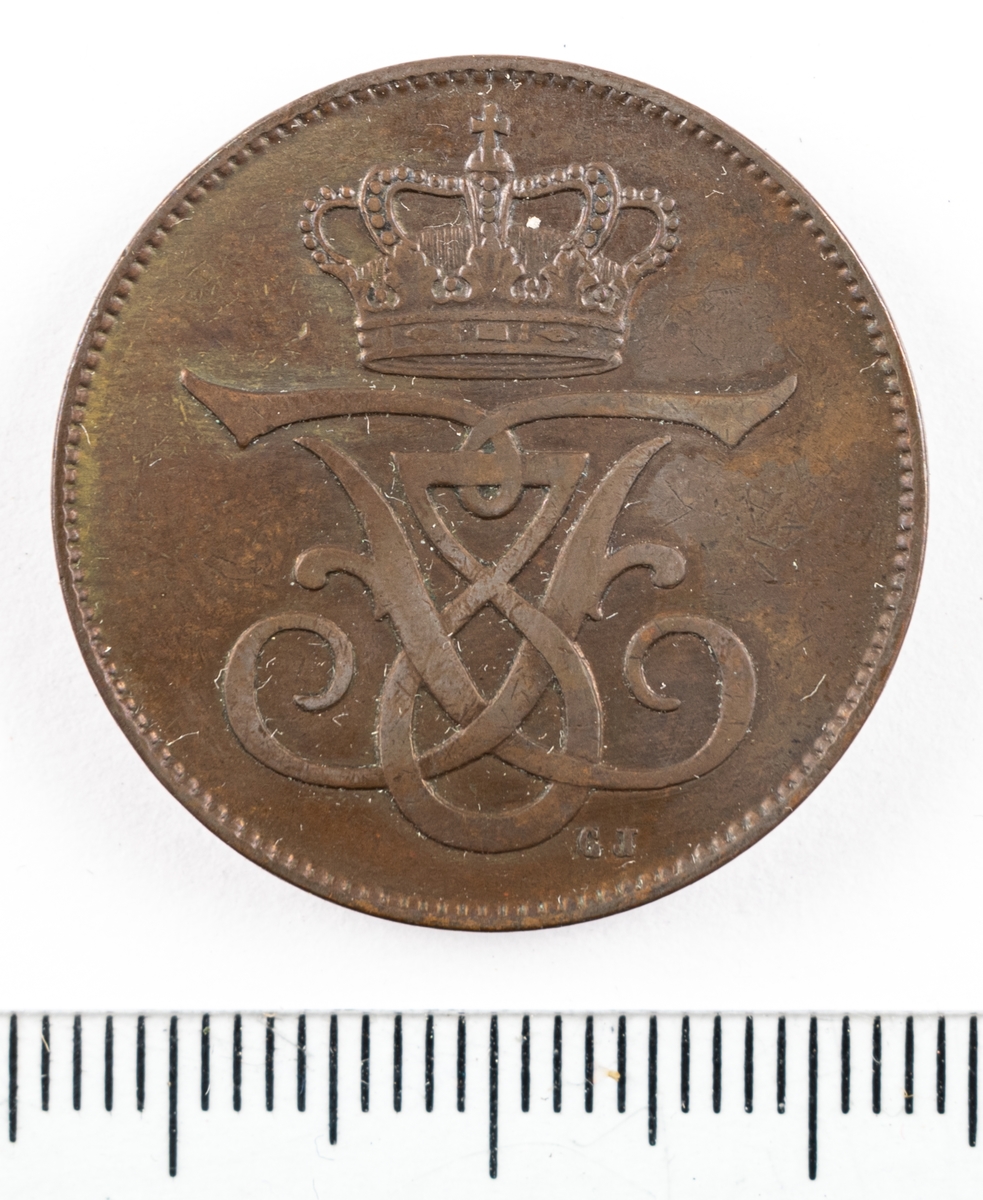 Mynt, Danmark, 1907, 5 Öre.