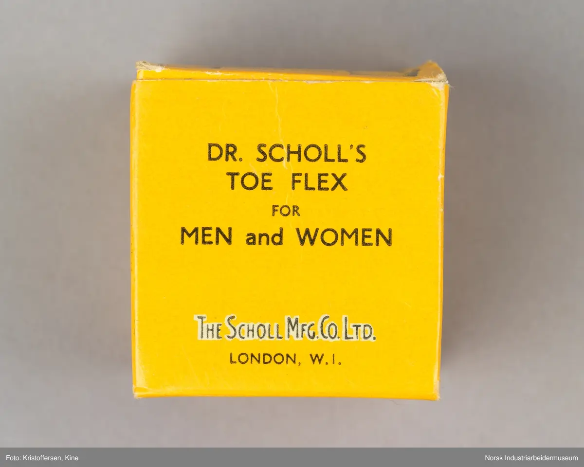 Dr. Scholl`s Toe-Flex for Bunions. To tåskillere i original emballasje fra Scholl i størrelse small. Tåskillerne er hudfarget og ovale i form.