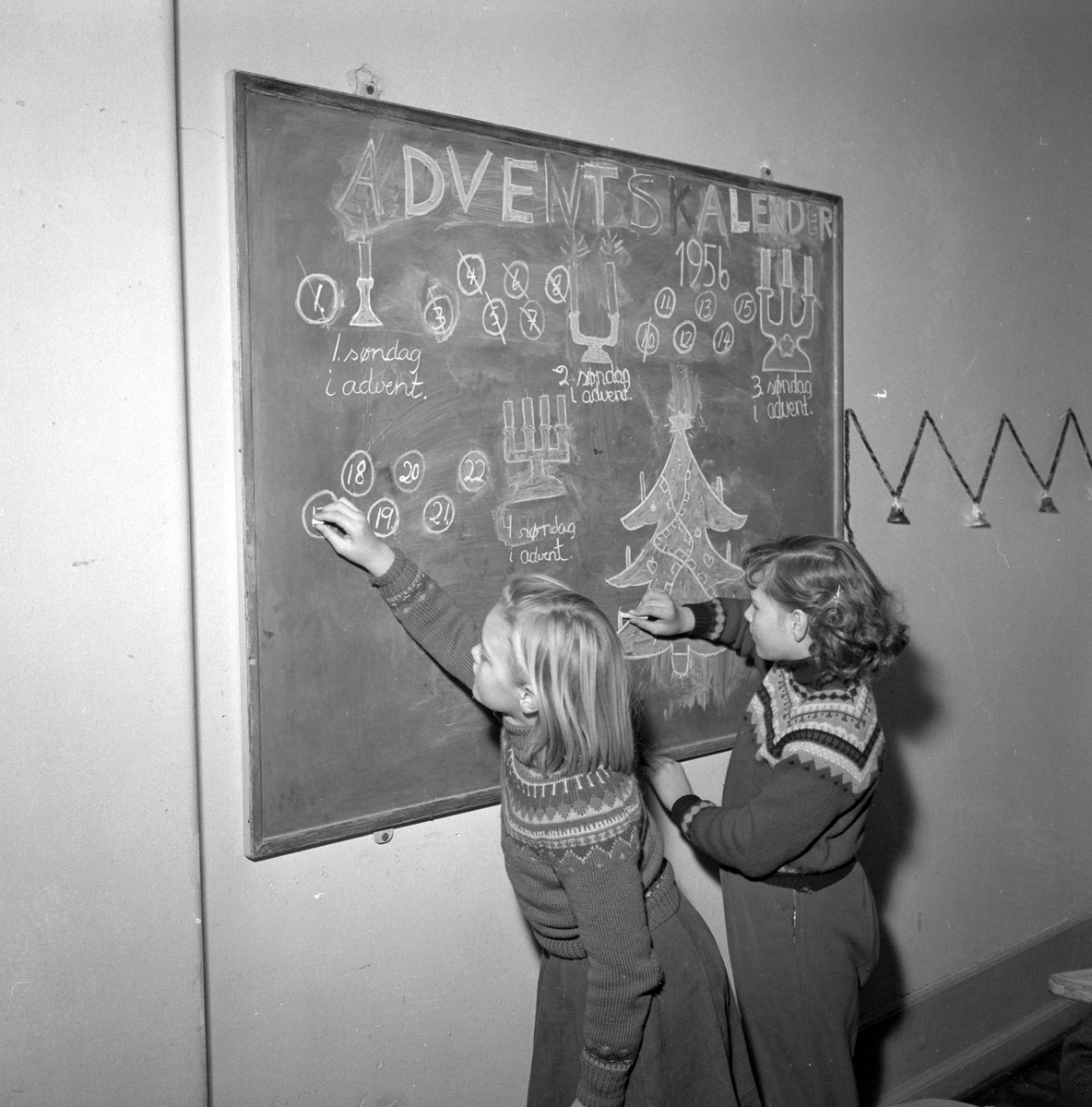Juleforberedelser på Lilleby skole