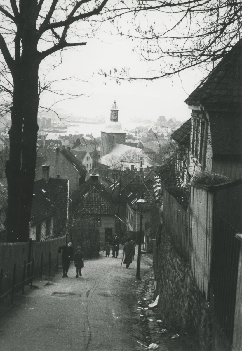 Bergen. Skivebakken. Ukjent fotograf.