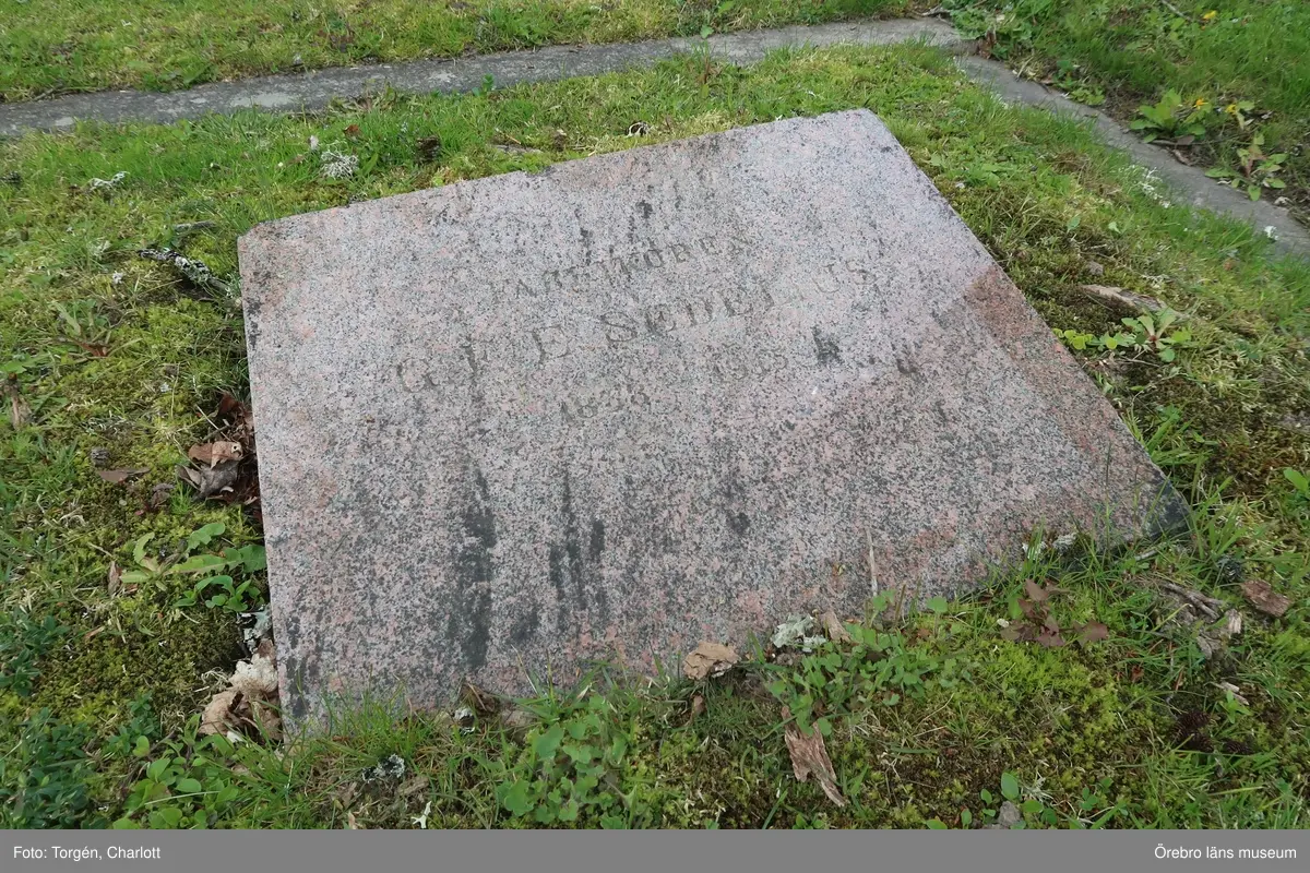 Inventering av kulturhistoriskt värdefulla gravvårdar i samband med upprättade av vård- och underhållsplan för Ramsbergs gamla kyrkogård, avseende kulturhistoriska värden.