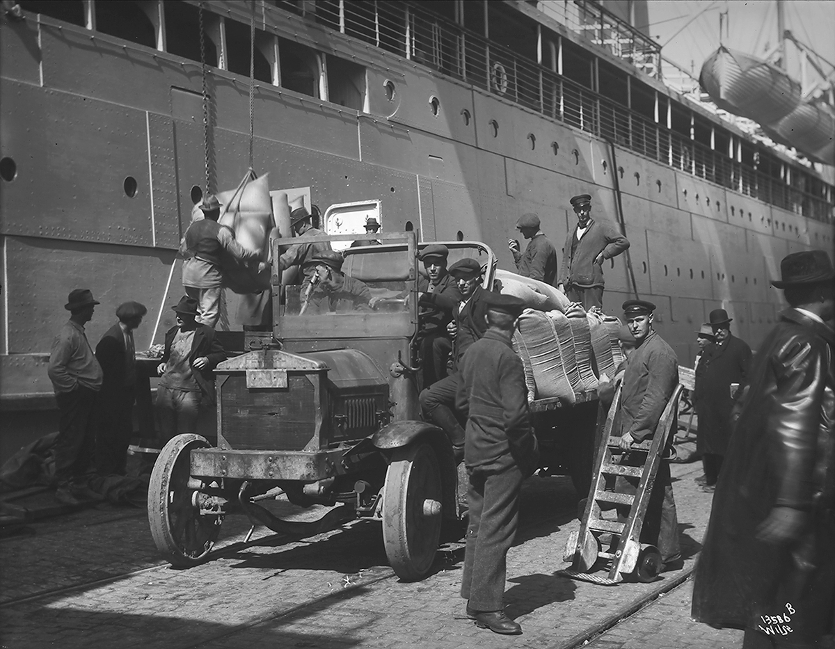 Konv:Amerikalinjen provianten heises ombord