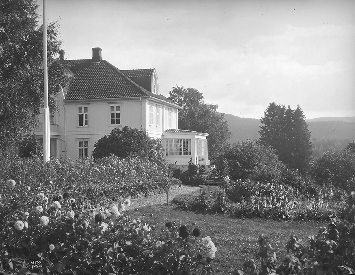 Skansgården. Fotografert 1925.